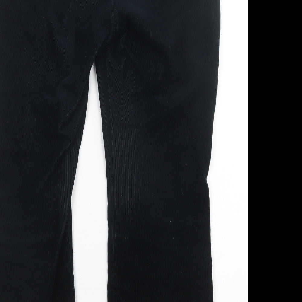 M&S Womens Blue  Corduroy Bootcut Jeans Size 14 L27 in