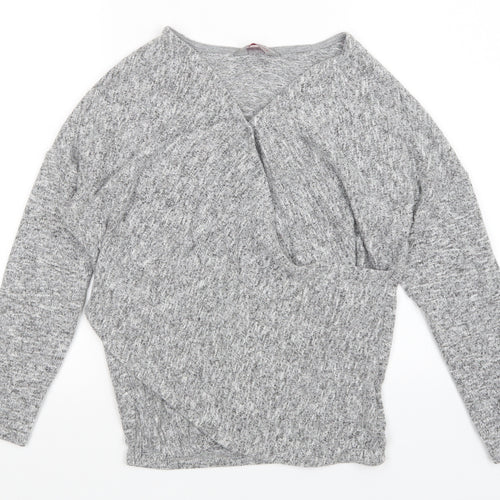 Dorothy Perkins Womens Grey   Pullover Jumper Size 10