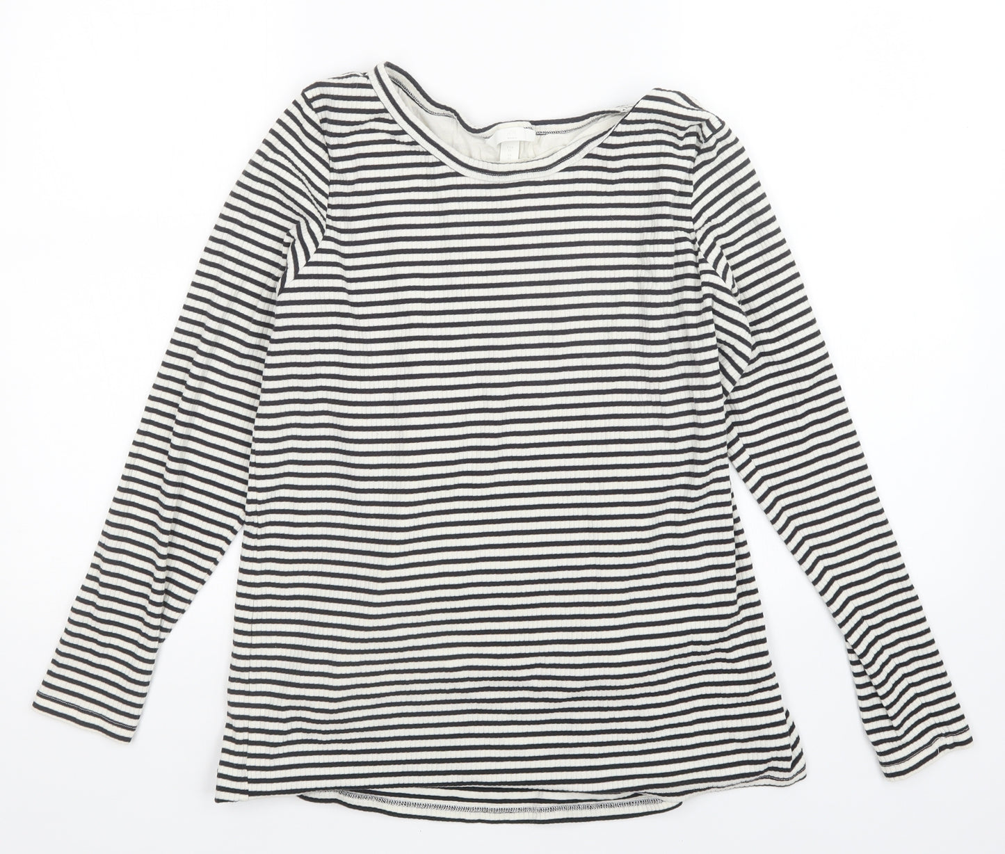 H&M Womens Multicoloured Striped  Pullover Jumper Size XL