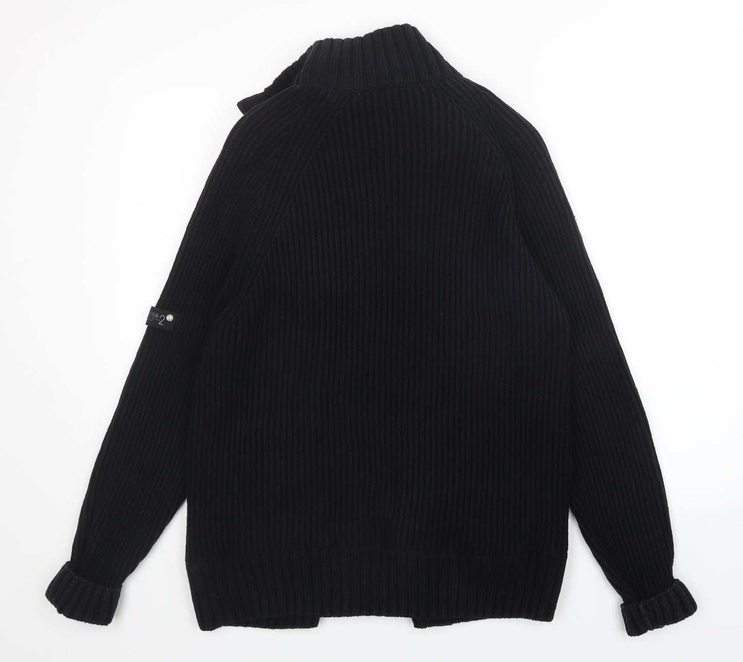 NEXT Mens Black   Quilted Coatigan Size L