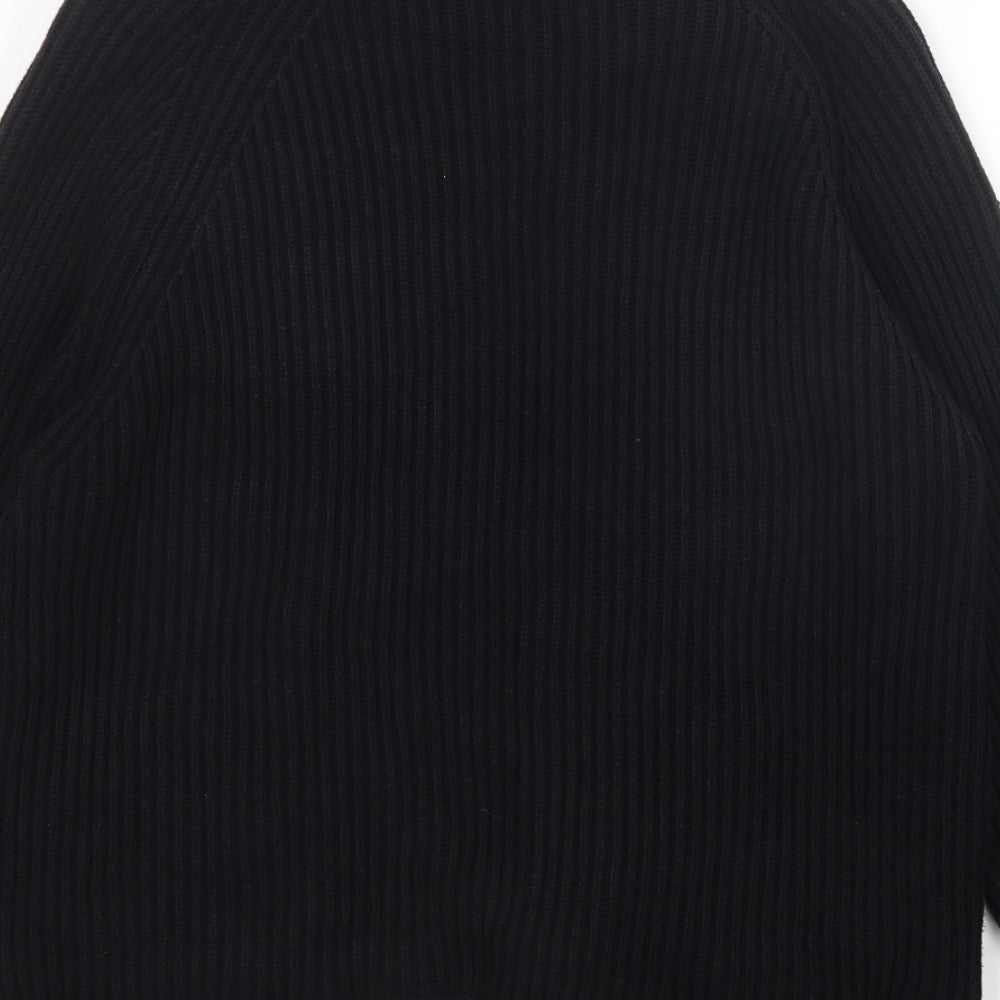 NEXT Mens Black   Quilted Coatigan Size L