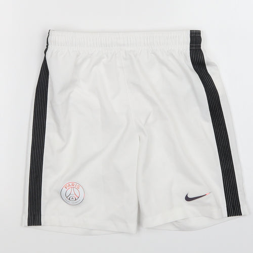 Nike Boys White   Sweat Shorts Size M - PSG