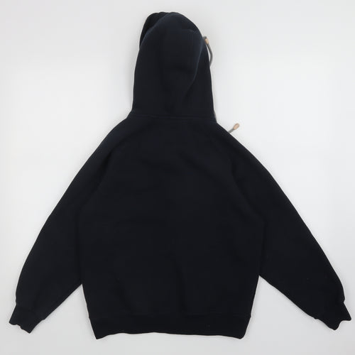 papini Mens Black   Full Zip Hoodie Size XS