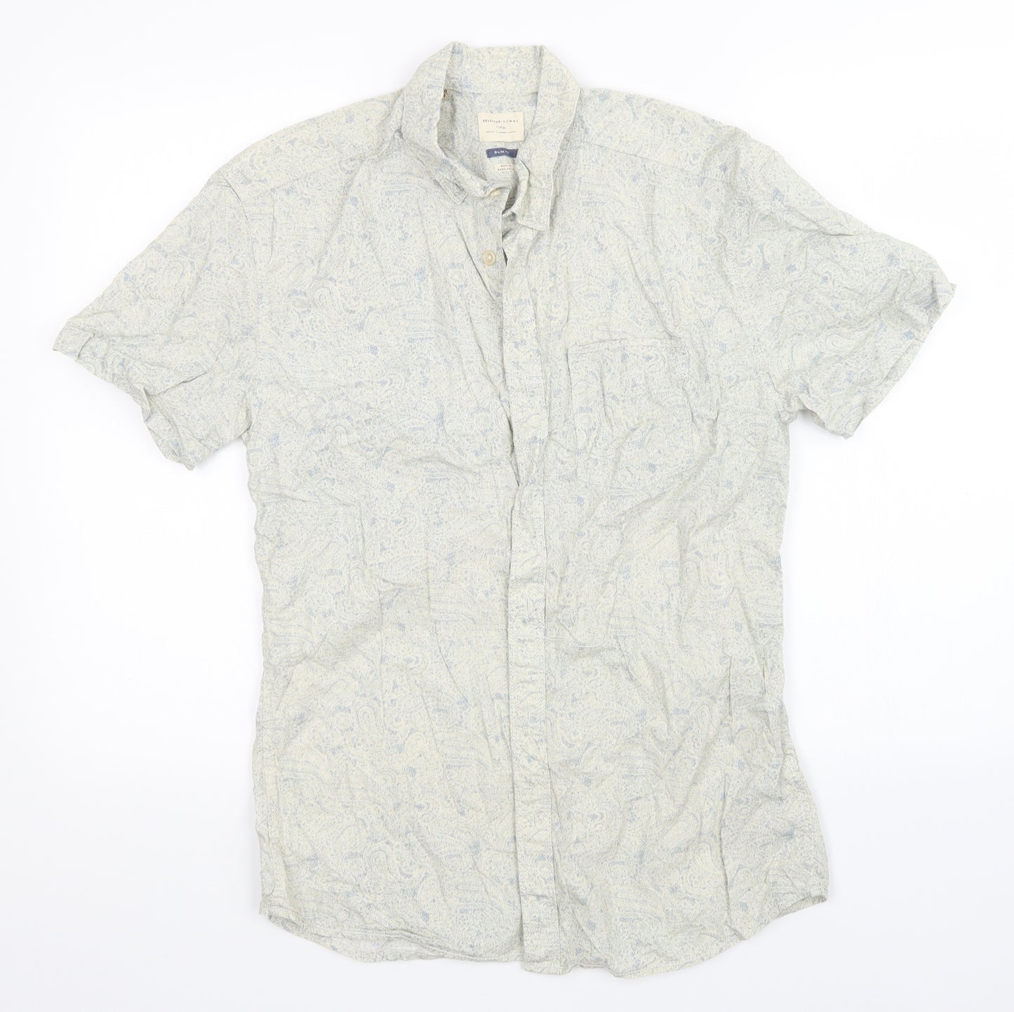 Selected Homme Womens Multicoloured Paisley  Basic Button-Up Size M