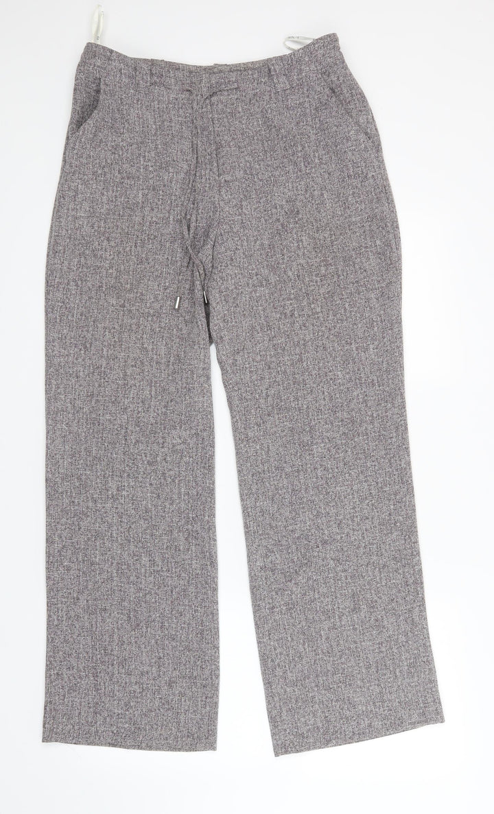 BHS Womens Purple Trousers Size 32 in L30 in