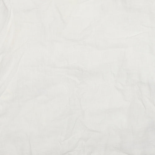 Preworn Womens White   Shirt Dress  Size 18