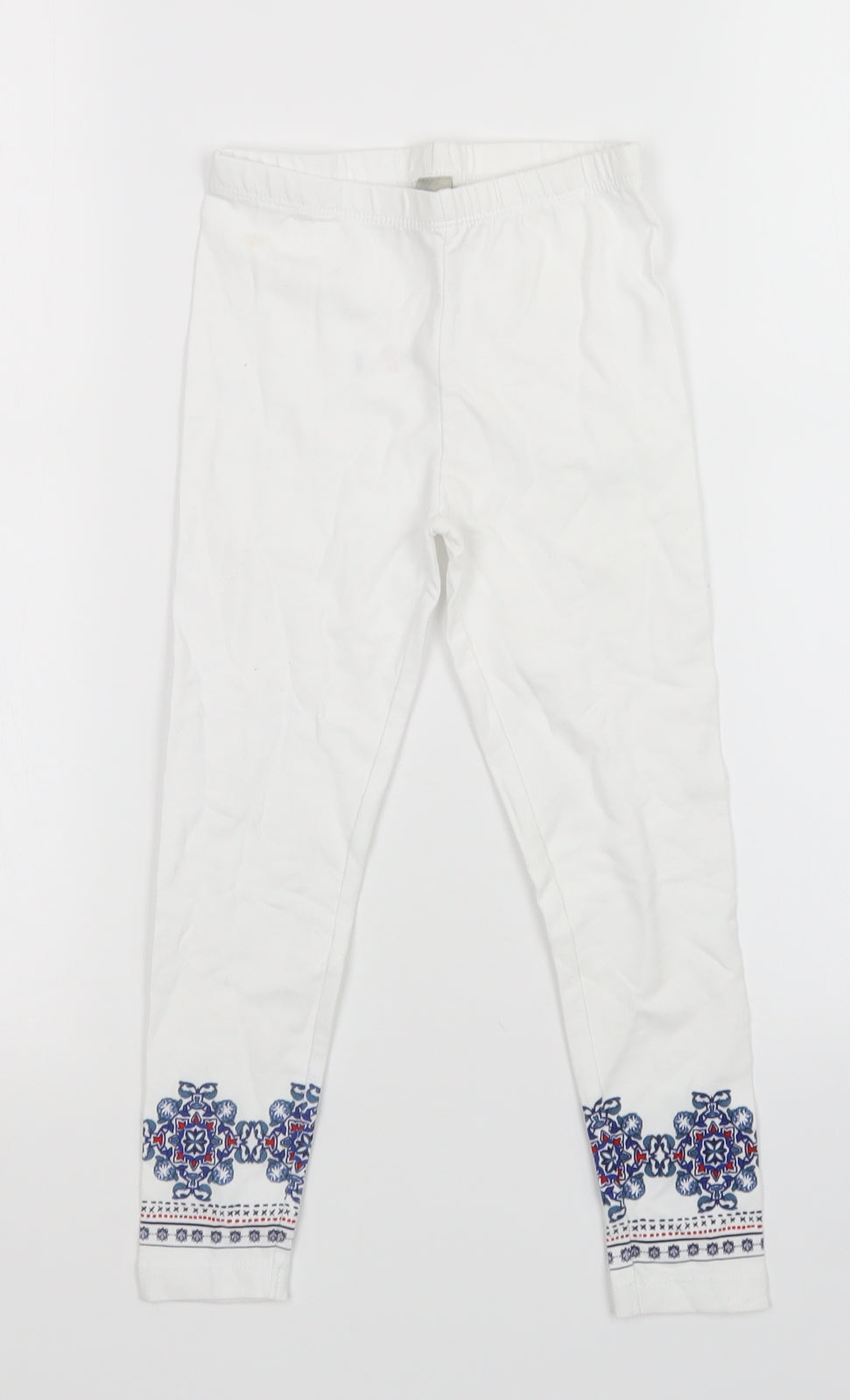 TU Girls White   Sweatpants Trousers Size 6 Years