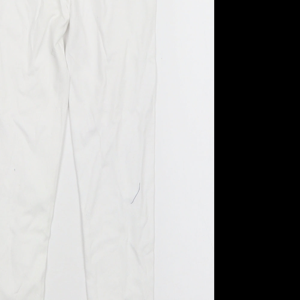 TU Girls White   Sweatpants Trousers Size 6 Years