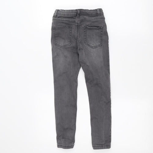 Denim & Co. Girls Grey   Skinny Jeans Size 6-7 Years