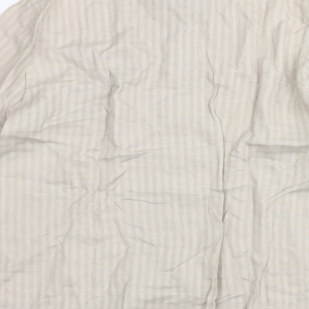 JFW Mens Beige    Dress Shirt Size 16