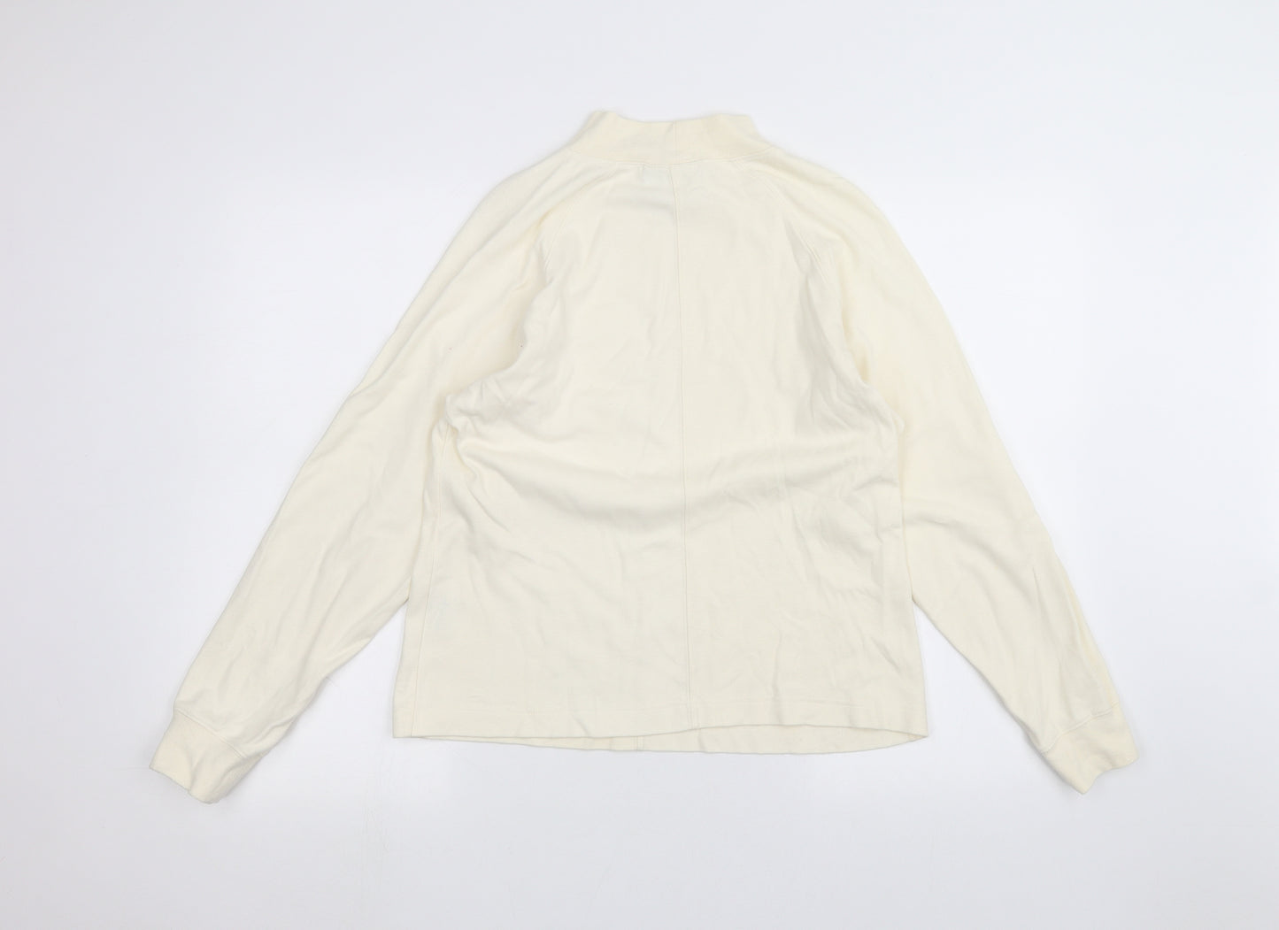 Slimma  Womens White   Basic T-Shirt Size M
