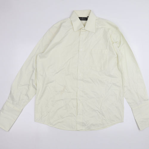 Willerby Smith Mens White    Dress Shirt Size 16