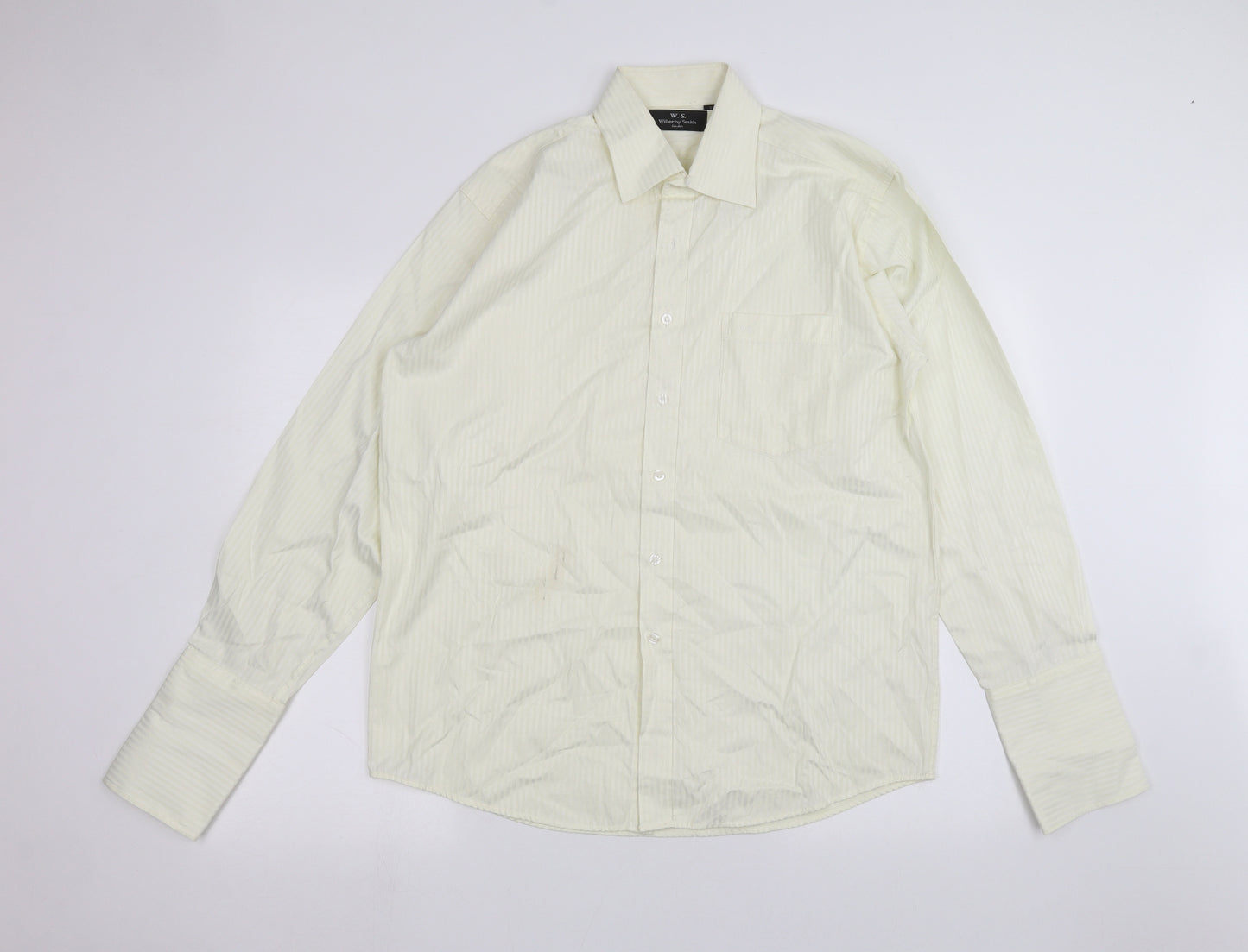 Willerby Smith Mens White    Dress Shirt Size 16