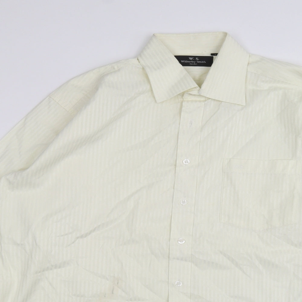 Willerby Smith Mens White    Dress Shirt Size 16