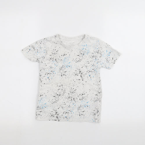 Primark Boys White   Basic T-Shirt Size 5-6 Years
