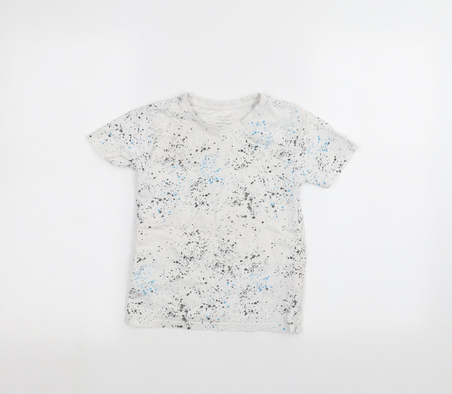 Primark Boys White   Basic T-Shirt Size 5-6 Years