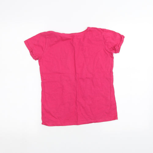 Primark Girls Pink   Basic T-Shirt Size 10-11 Years