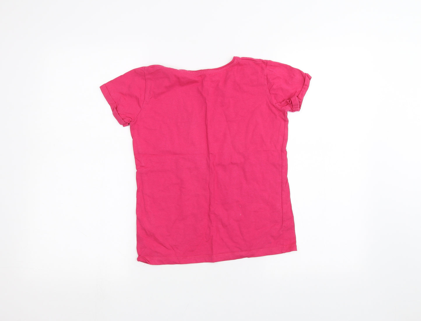 Primark Girls Pink   Basic T-Shirt Size 10-11 Years