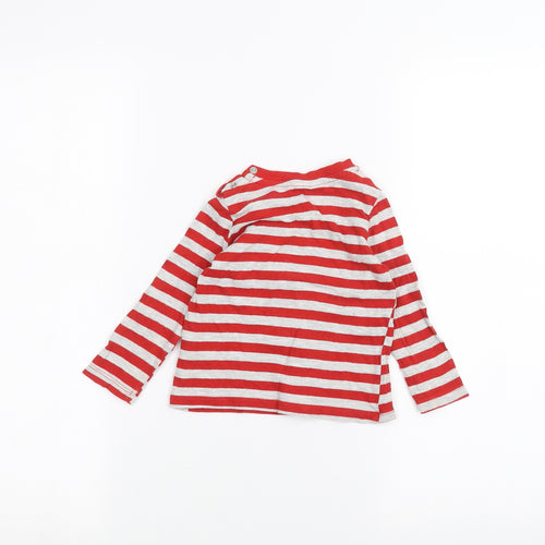 So Cute Baby Grey Striped  Basic T-Shirt Size 9-12 Months  - christmas