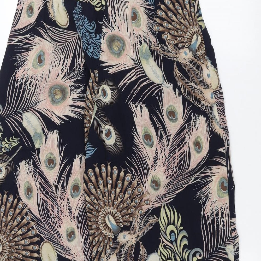 Missguided Womens Blue   Trousers  Size 8 L23 in