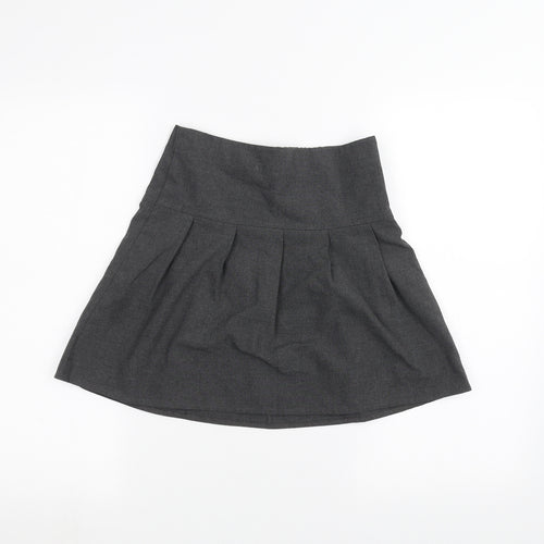 Marks and Spencer Girls Grey   A-Line Skirt Size 8-9 Years