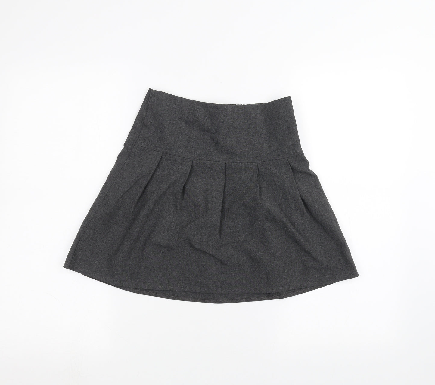 Marks and Spencer Girls Grey   A-Line Skirt Size 8-9 Years
