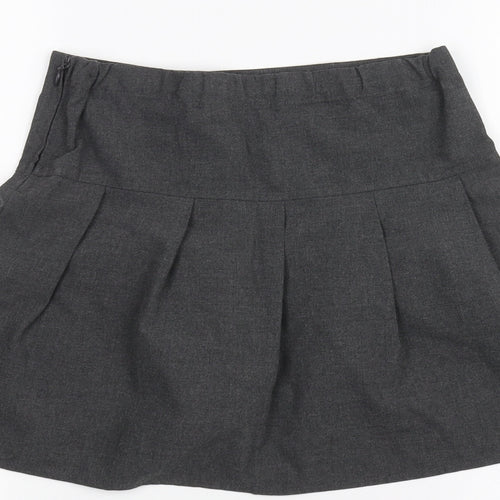 Marks and Spencer Girls Grey   A-Line Skirt Size 8-9 Years