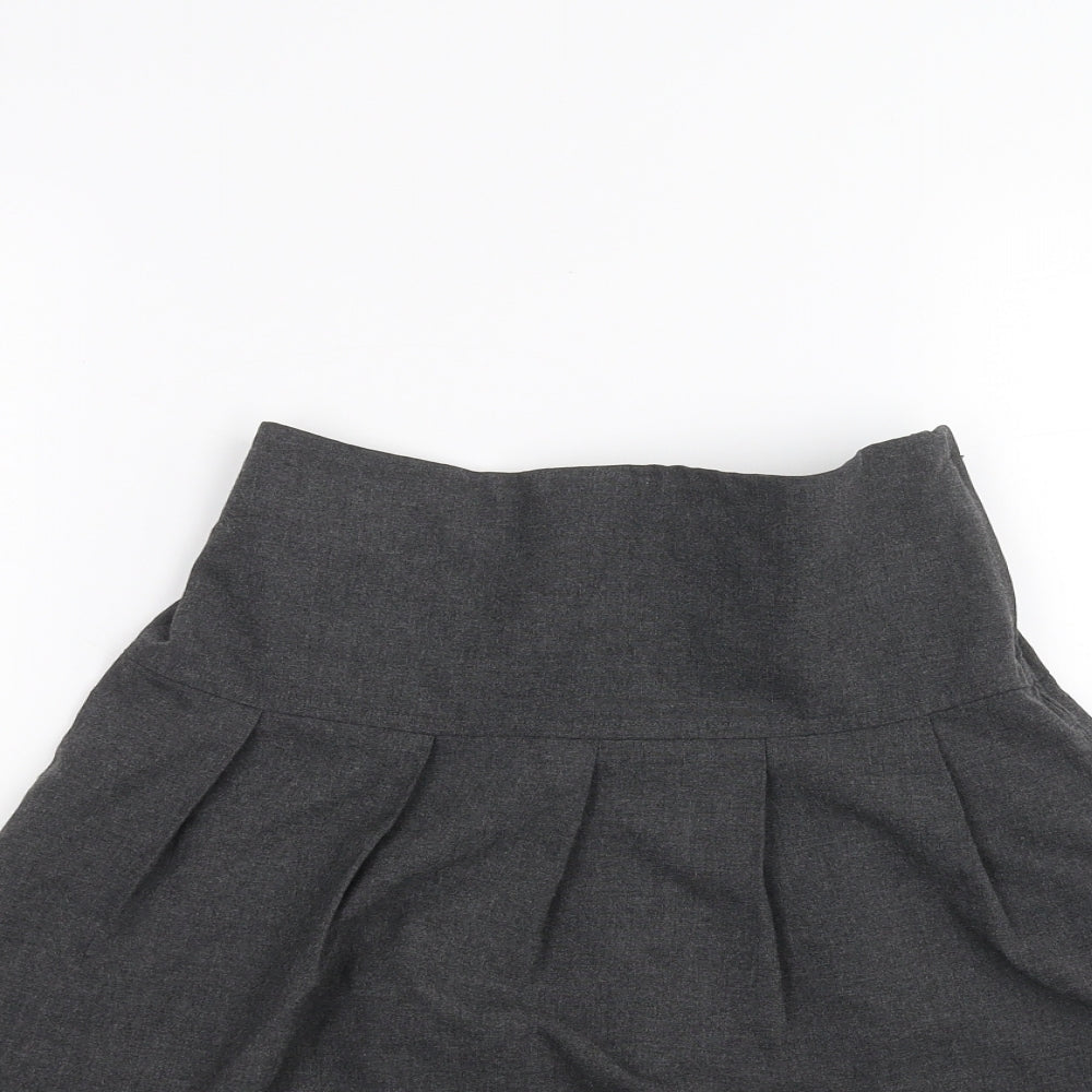 Marks and Spencer Girls Grey   A-Line Skirt Size 8-9 Years