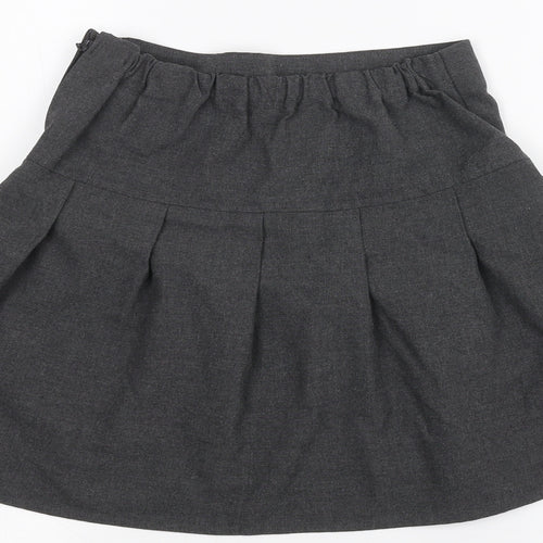 Marks and Spencer Girls Grey   A-Line Skirt Size 8-9 Years