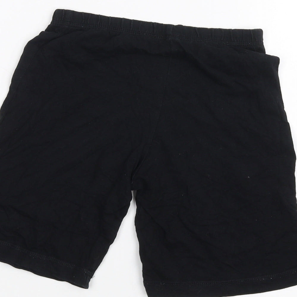 George Boys Black   Sweat Shorts Size 6-7 Years - batman
