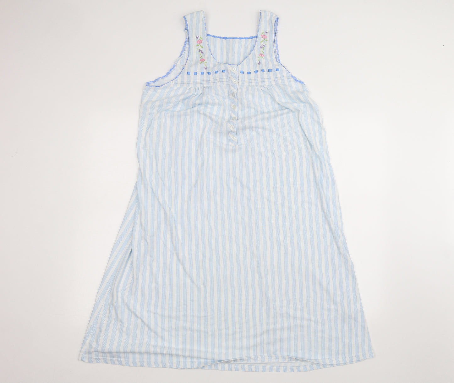 la marquse Womens White Striped  A-Line  Size M