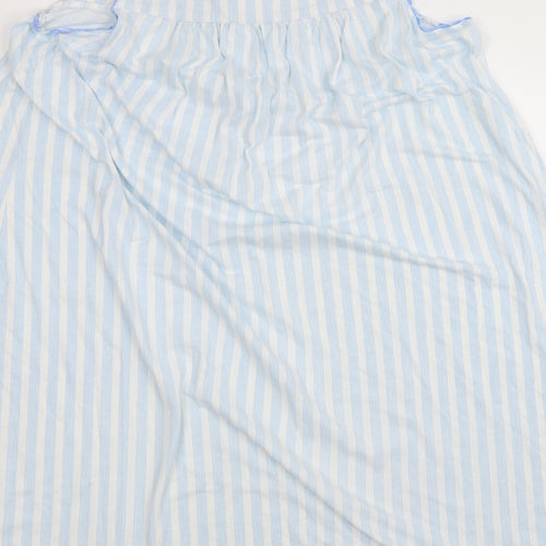 la marquse Womens White Striped  A-Line  Size M