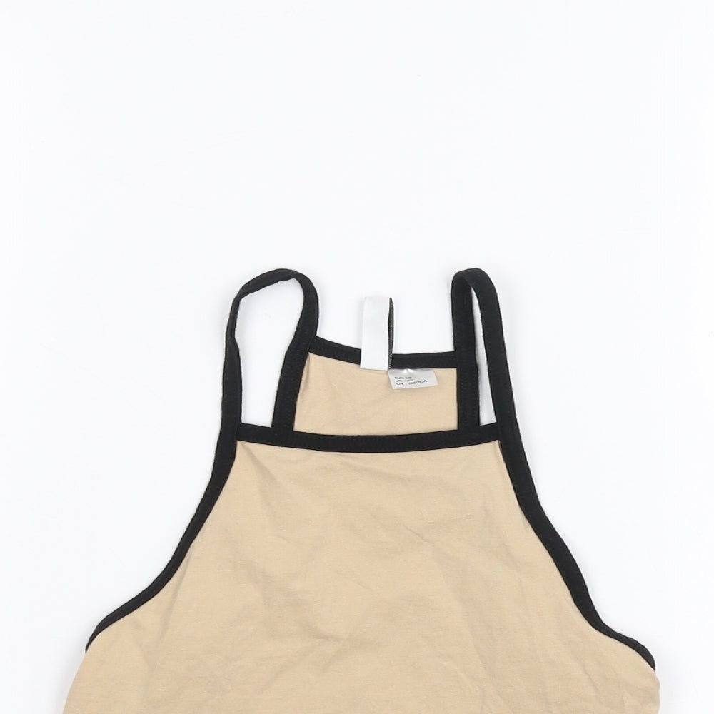 H&M Womens Brown   Basic Tank Size XS