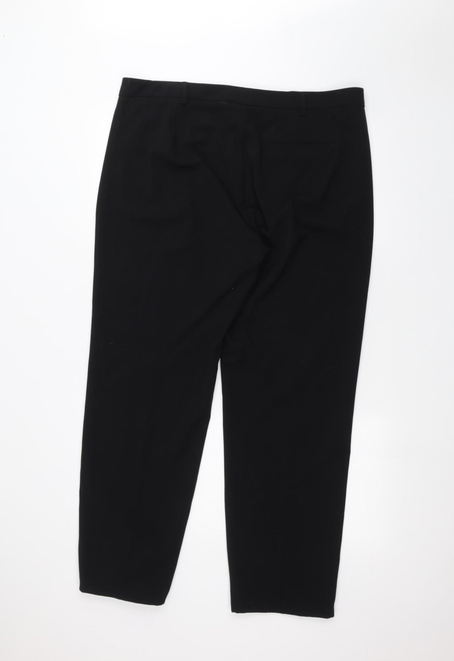 Marks and Spencer Womens Black   Trousers  Size 18 L28 in