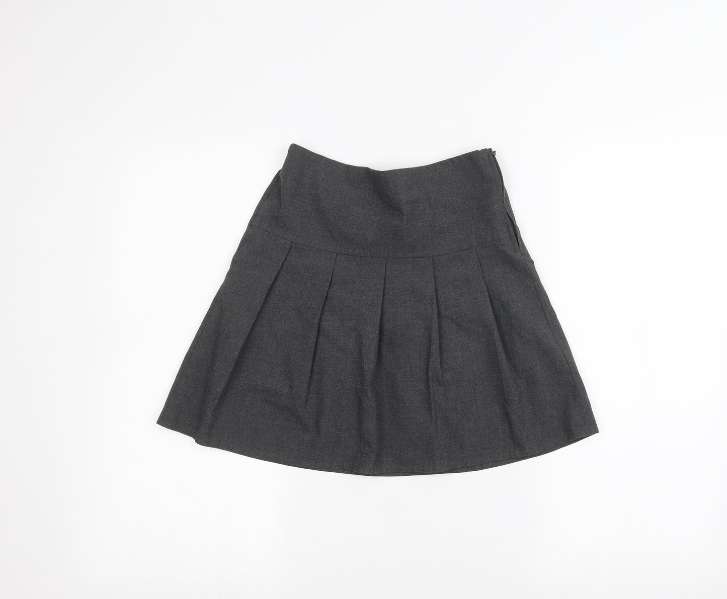Marks and Spencer Girls Grey   A-Line Skirt Size 8-9 Years