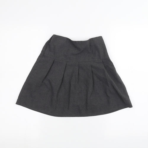 Marks and Spencer Girls Grey   A-Line Skirt Size 8-9 Years