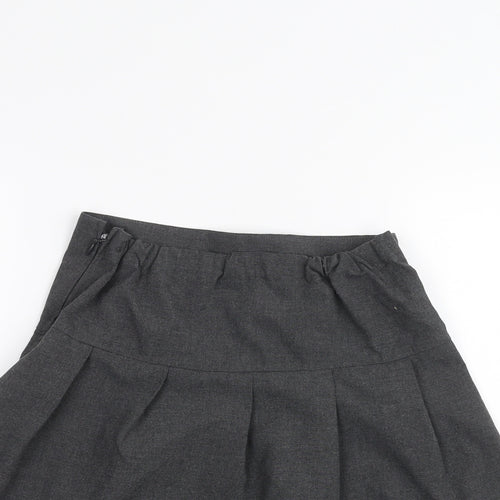 Marks and Spencer Girls Grey   A-Line Skirt Size 8-9 Years