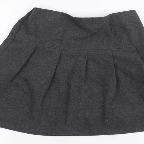 Marks and Spencer Girls Grey   A-Line Skirt Size 8-9 Years