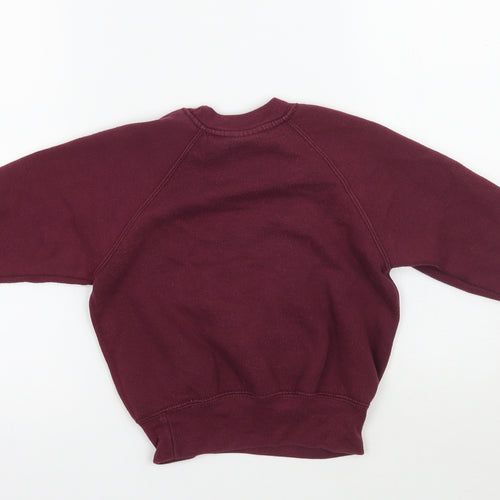 Russell Girls Purple   Pullover Sweatshirt Size 3-4 Years