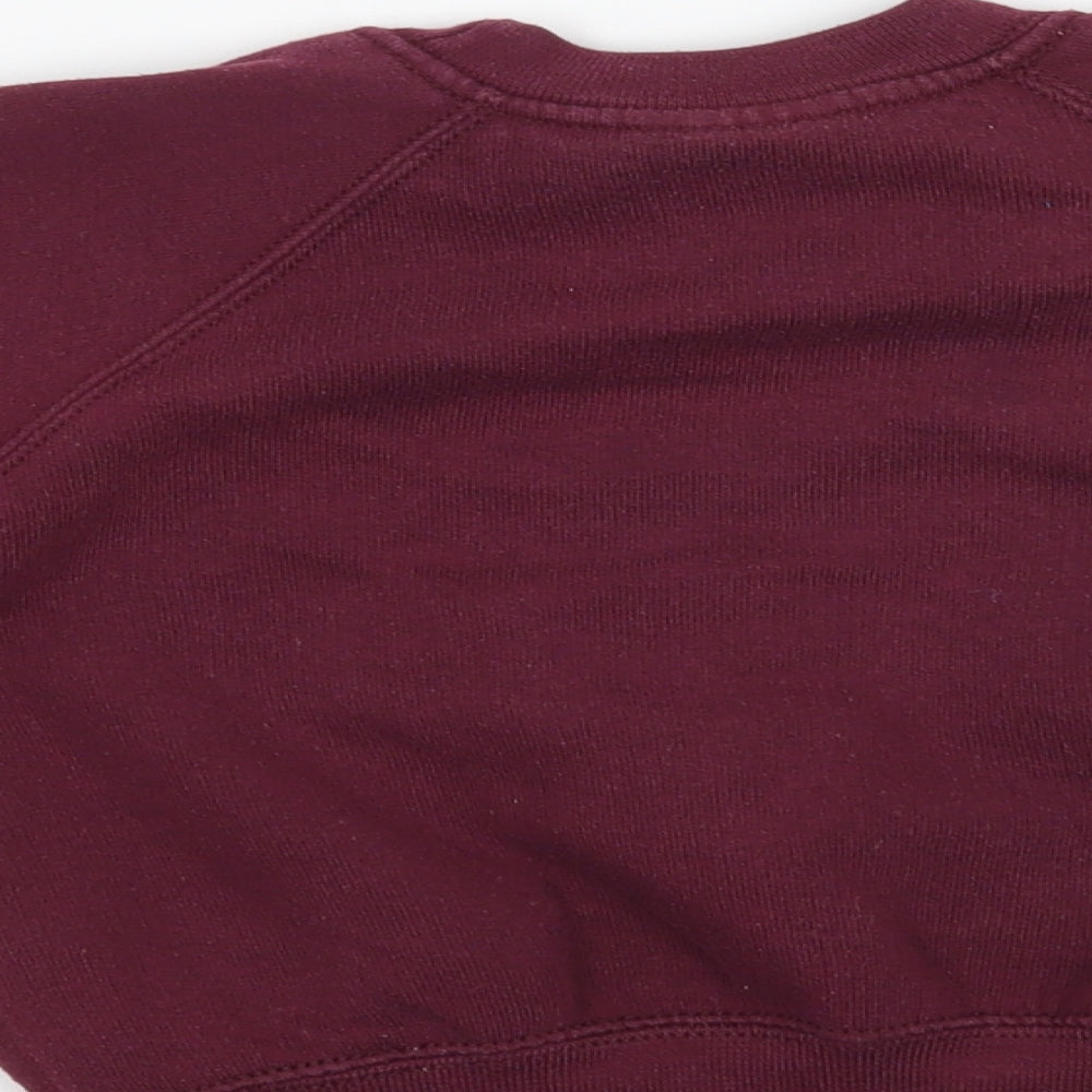 Russell Girls Purple   Pullover Sweatshirt Size 3-4 Years