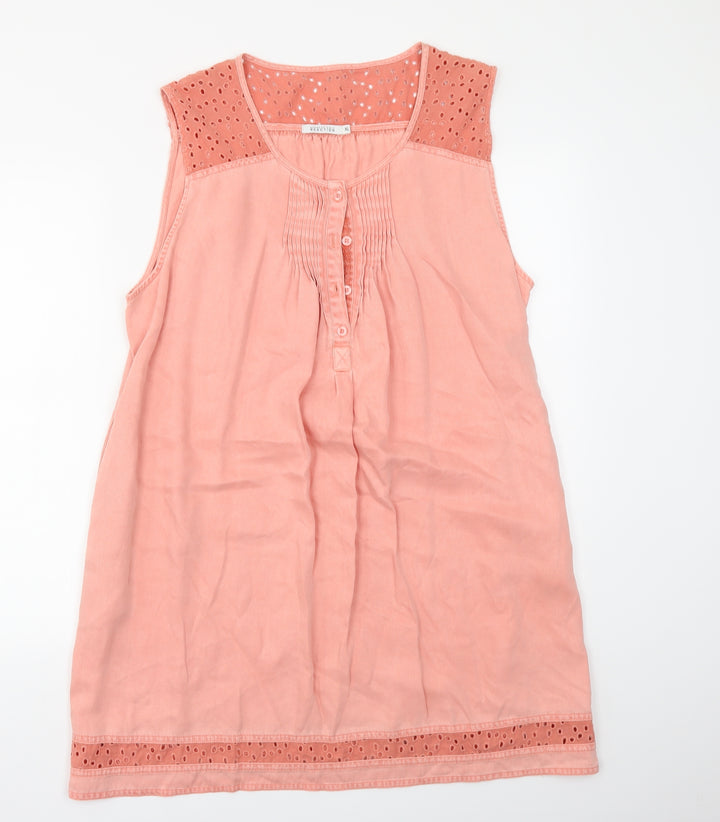 Kenneth Cole Womens Pink   Tunic Tank Size XL
