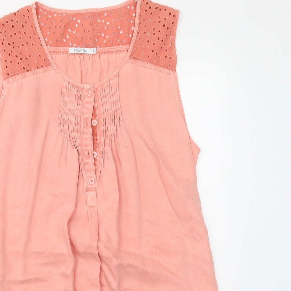 Kenneth Cole Womens Pink   Tunic Tank Size XL