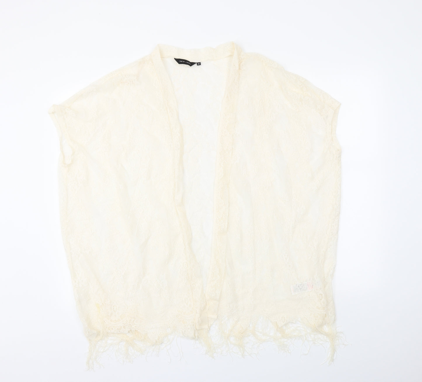 New Look Womens Ivory Floral  Cardigan Jumper Size M