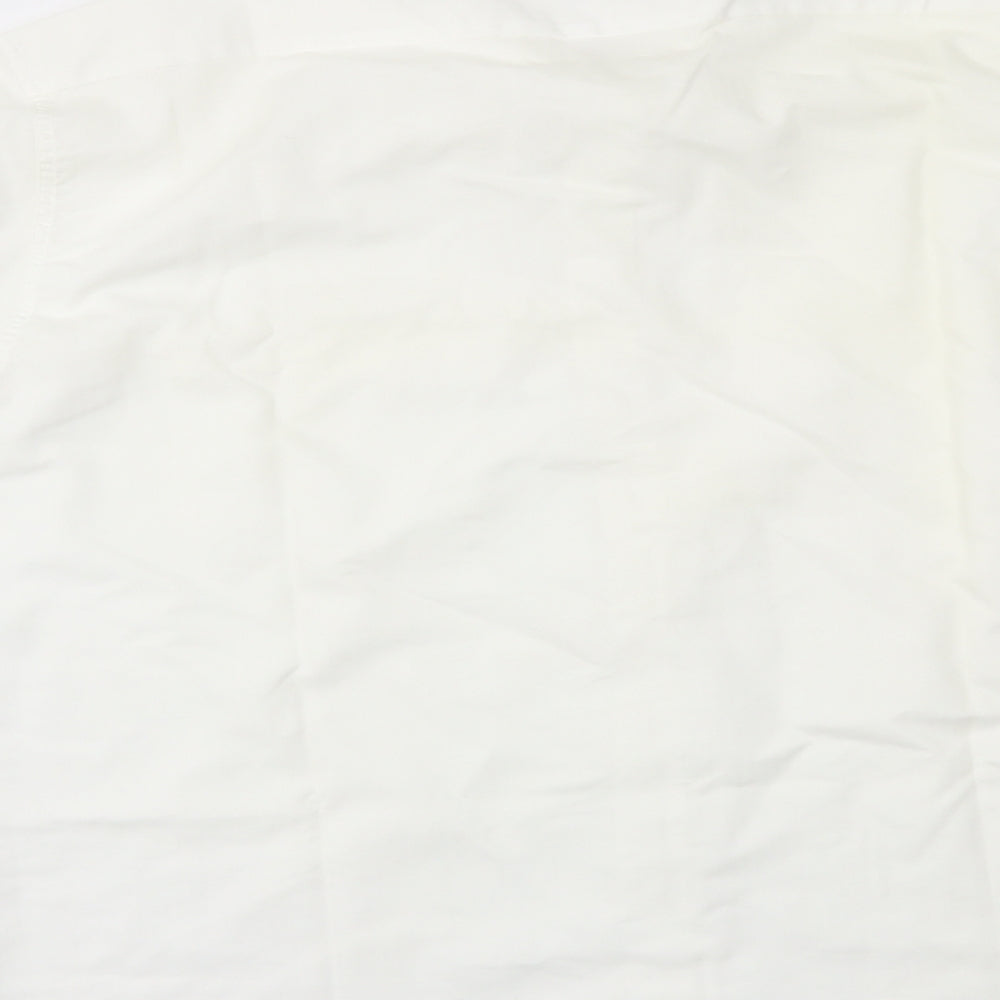 M&S Mens White    Dress Shirt Size 16