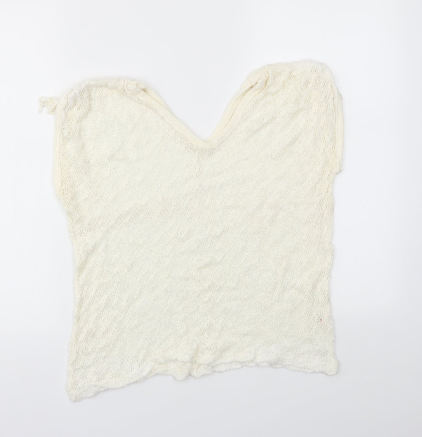 Preworn Womens White   Basic Blouse Size M