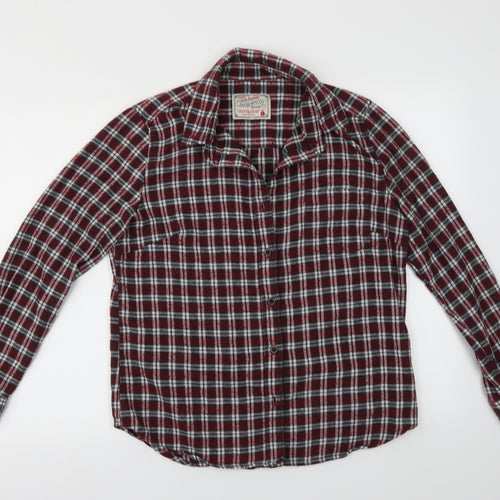 Jachs MFG Mens Red Check   Button-Up Size L