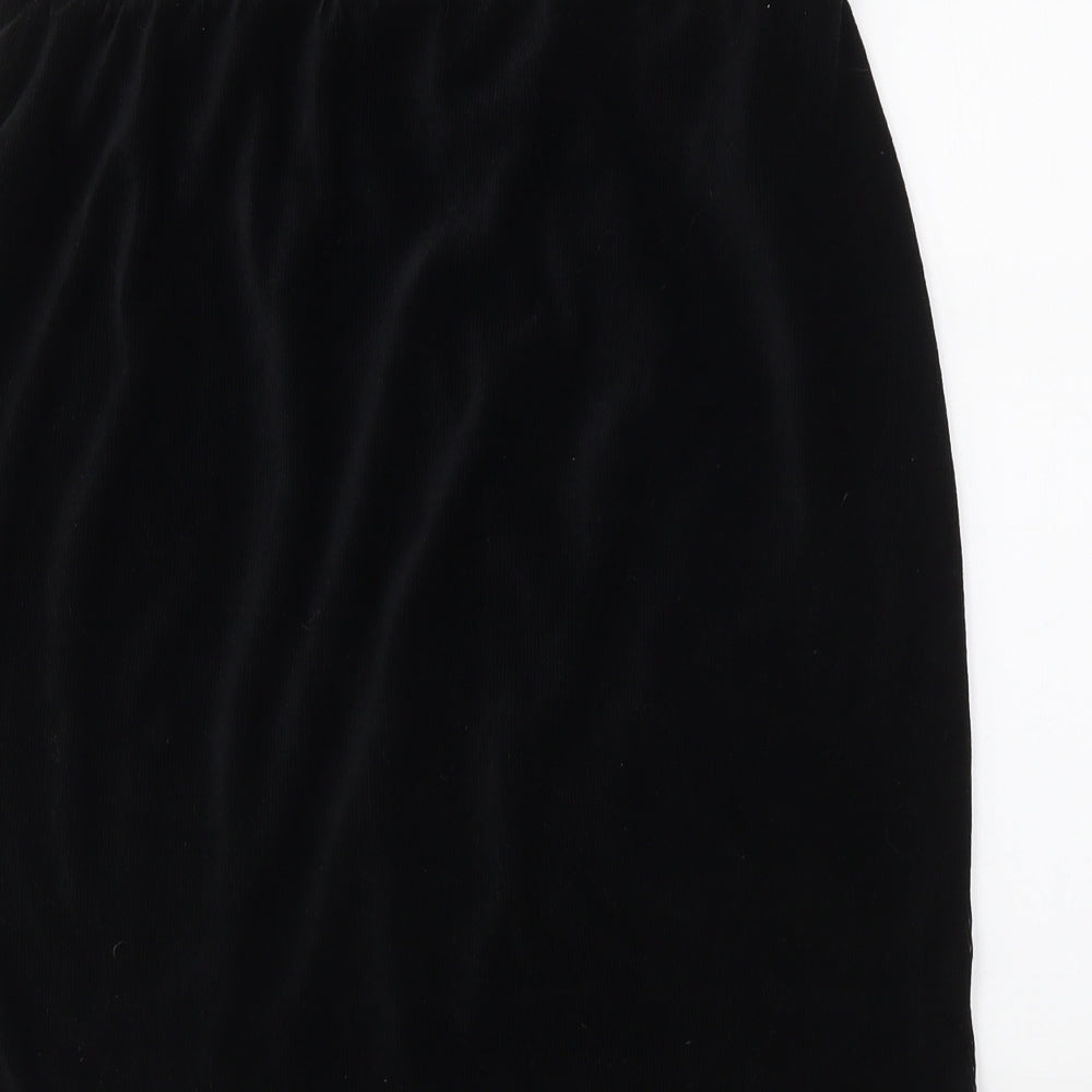 With Love Womens Black   Straight & Pencil Skirt Size L