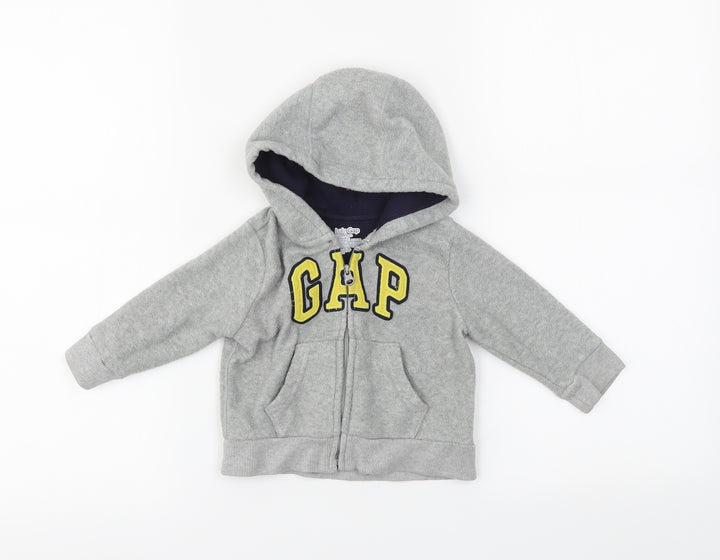 Gap Baby Grey   Full Zip Jumper Size 6-9 Months
