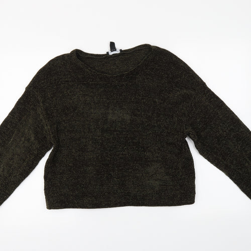 New Look Womens Green   Pullover Jumper Size M