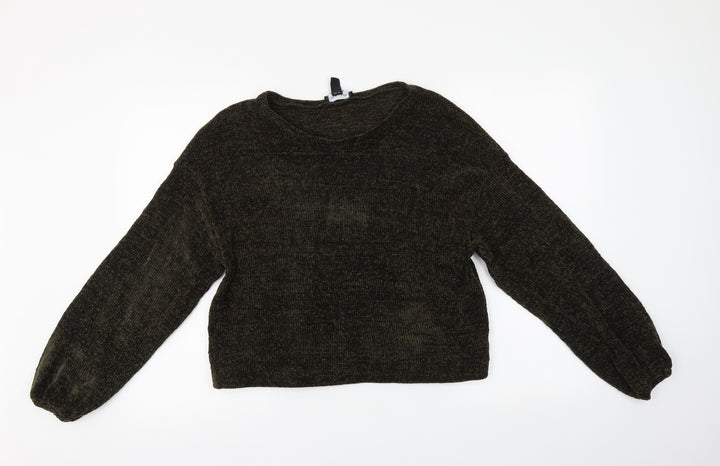 New Look Womens Green   Pullover Jumper Size M
